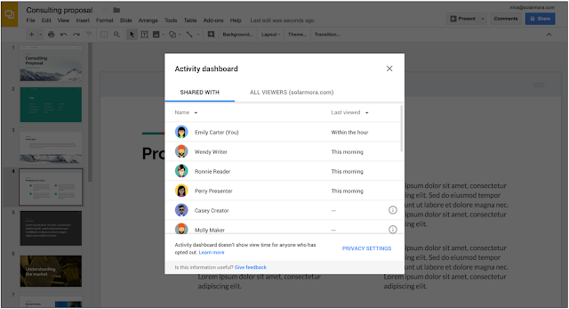 Il·lustració per a l'article titulat Com utilitzar la nova funció de "Historial de visualitzacions" de Google Drive